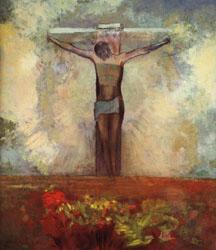 Odilon Redon Crucifixion oil painting picture